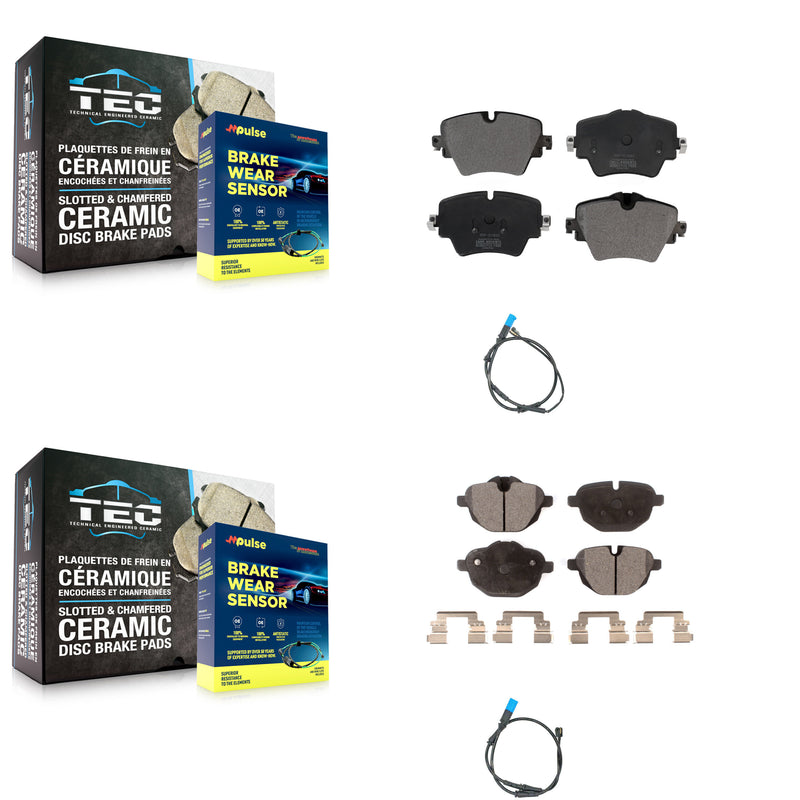 Positive Plus KPW-100060 Disc Brake Pad for 2018-2021 BMW X3 - Front and Rear