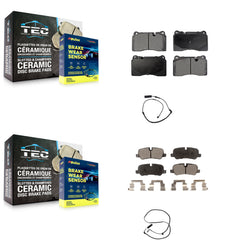 Positive Plus KPW-100066 Disc Brake Pad for 2006-2009 Land Rover Range Rover - Front and Rear
