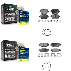 Positive Plus KPW-100070 Disc Brake Pad for 2012-2016 Mini Cooper Paceman, Mini Cooper Countryman - Front and Rear