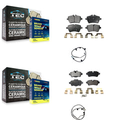 Positive Plus KPW-100072 Disc Brake Pad for 2007-2010 Mini Cooper - Front and Rear