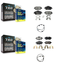 Positive Plus KPW-100073 Disc Brake Pad for 2007-2010 Mini Cooper - Front and Rear