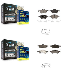 Positive Plus KPW-100075 Disc Brake Pad for 2002-2008 Mini Cooper - Front and Rear
