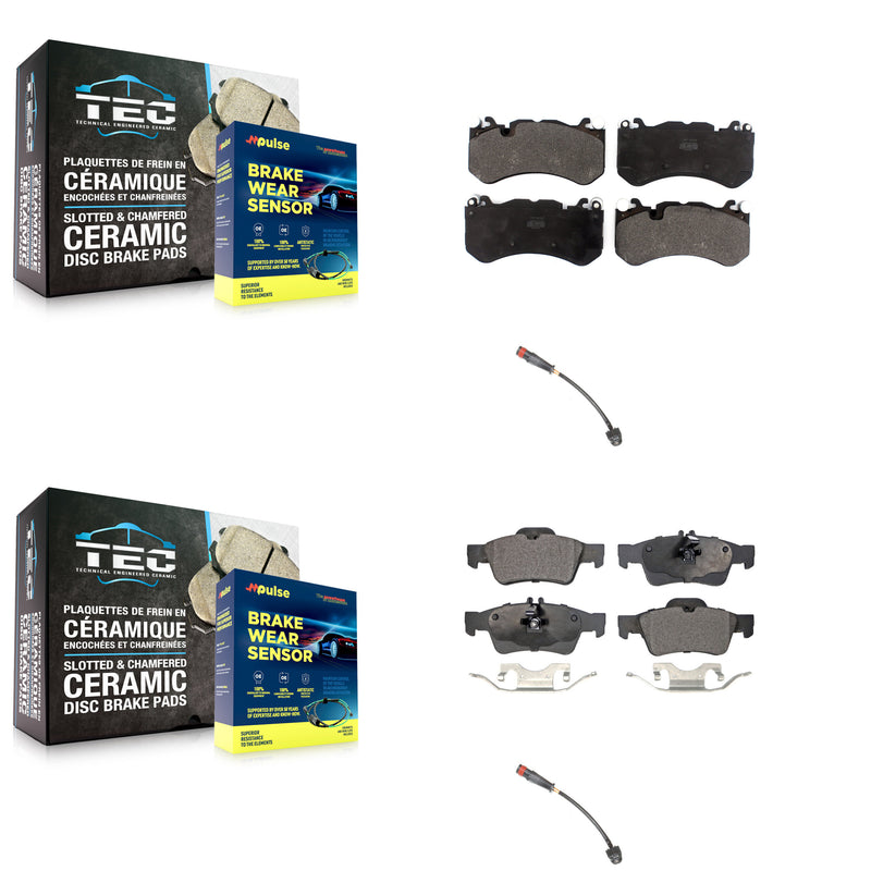 Positive Plus KPW-100078 Disc Brake Pad for 2007-2011 Mercedes-Benz SL63 AMG, Mercedes-Benz SL65 AMG - Front and Rear