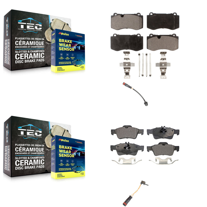 Positive Plus KPW-100079 Disc Brake Pad for 2007-2014 Mercedes-Benz CL600, Mercedes-Benz S550 and More - Front and Rear