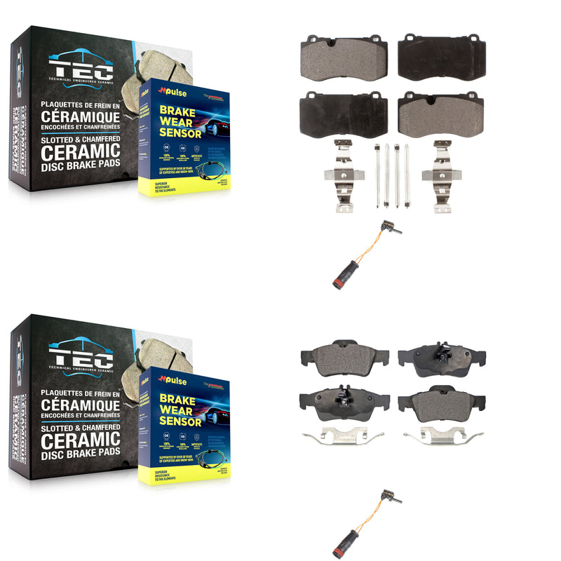 Positive Plus KPW-100080 Disc Brake Pad for 2007-2014 Mercedes-Benz CL550, Mercedes-Benz SL550 - Front and Rear