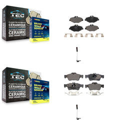 Positive Plus KPW-100090 Disc Brake Pad for 2003 Mercedes-Benz E320 - Front and Rear