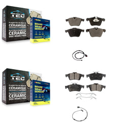 Positive Plus KPW-100109 Disc Brake Pad for 2014-2015 Jaguar XJ - Front and Rear