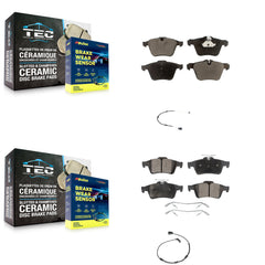 Positive Plus KPW-100110 Disc Brake Pad for 2010-2015 Jaguar XJ - Front and Rear