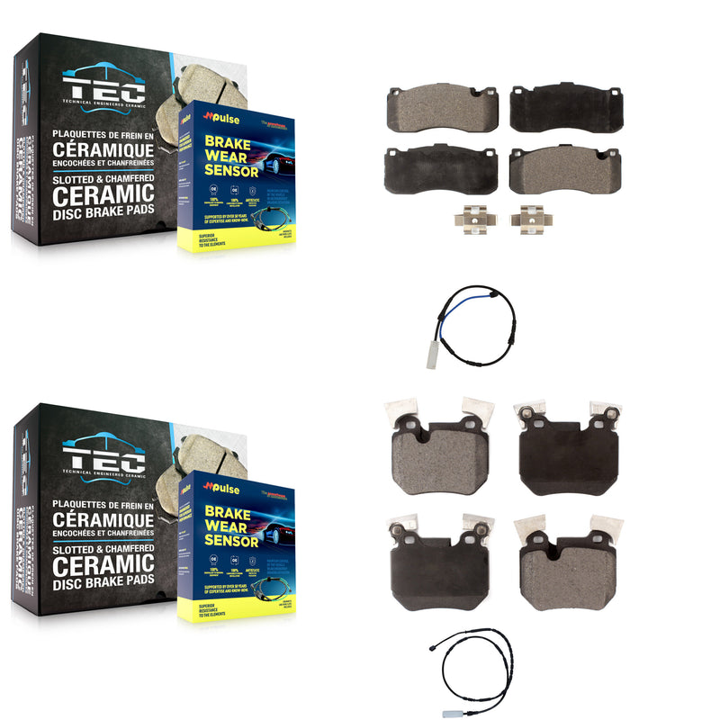 Positive Plus KPW-100112 Disc Brake Pad for 2012-2013 BMW 135i - Front and Rear