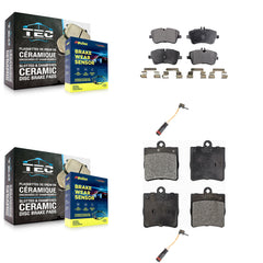 Positive Plus KPW-100127 Disc Brake Pad for 2001-2005 Mercedes-Benz C230, Mercedes-Benz C240 - Front and Rear