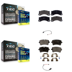 Positive Plus KPW-100155 Disc Brake Pad for 2015-2017 Porsche Macan - Front and Rear
