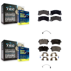 Positive Plus KPW-100156 Disc Brake Pad for 2015-2017 Porsche Macan - Front and Rear