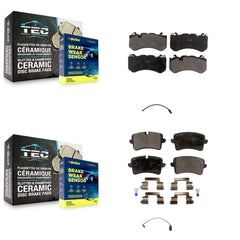 Positive Plus KPW-100158 Disc Brake Pad for 2014-2018 Audi RS7 - Front and Rear