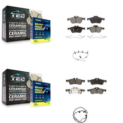 Positive Plus KPW-100171 Disc Brake Pad for 2006 Mini Cooper - Front and Rear