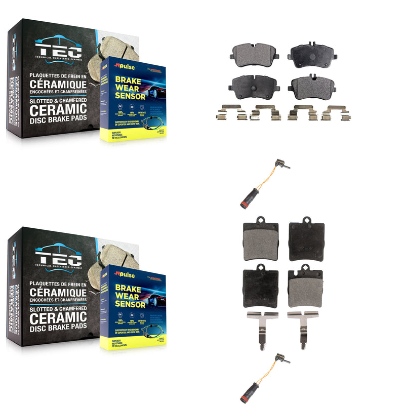 Positive Plus KPW-100173 Disc Brake Pad for 2001-2007 Mercedes-Benz C280, Mercedes-Benz C350 and More - Front and Rear