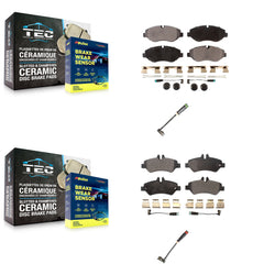 Positive Plus KPW-100197 Disc Brake Pad for 2007-2018 Mercedes-Benz Sprinter 2500, Dodge Sprinter 2500, Freightliner Sprinter 2500 - Front and Rear