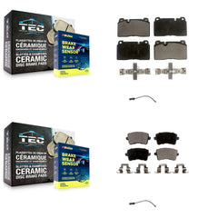 Positive Plus KPW-100202 Disc Brake Pad for 2015 Audi Q5 - Front and Rear