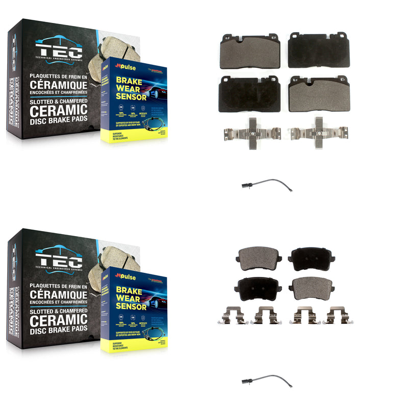 Positive Plus KPW-100202 Disc Brake Pad for 2015 Audi Q5 - Front and Rear