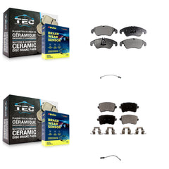 Positive Plus KPW-100203 Disc Brake Pad for 2015 Audi Q5 - Front and Rear
