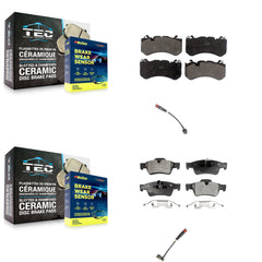 Positive Plus KPW-100206 Disc Brake Pad for 2013-2018 Mercedes-Benz G63 AMG, Mercedes-Benz G65 AMG - Front and Rear
