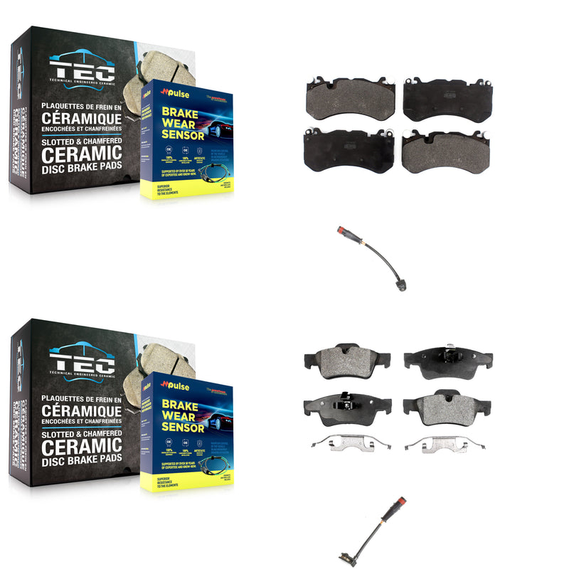 Positive Plus KPW-100206 Disc Brake Pad for 2013-2018 Mercedes-Benz G63 AMG, Mercedes-Benz G65 AMG - Front and Rear