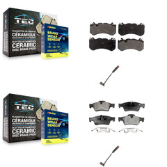 Positive Plus KPW-100207 Disc Brake Pad for 2014 Mercedes-Benz G63 AMG - Front and Rear