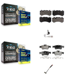 Positive Plus KPW-100208 Disc Brake Pad for 2014 Mercedes-Benz G63 AMG - Front and Rear