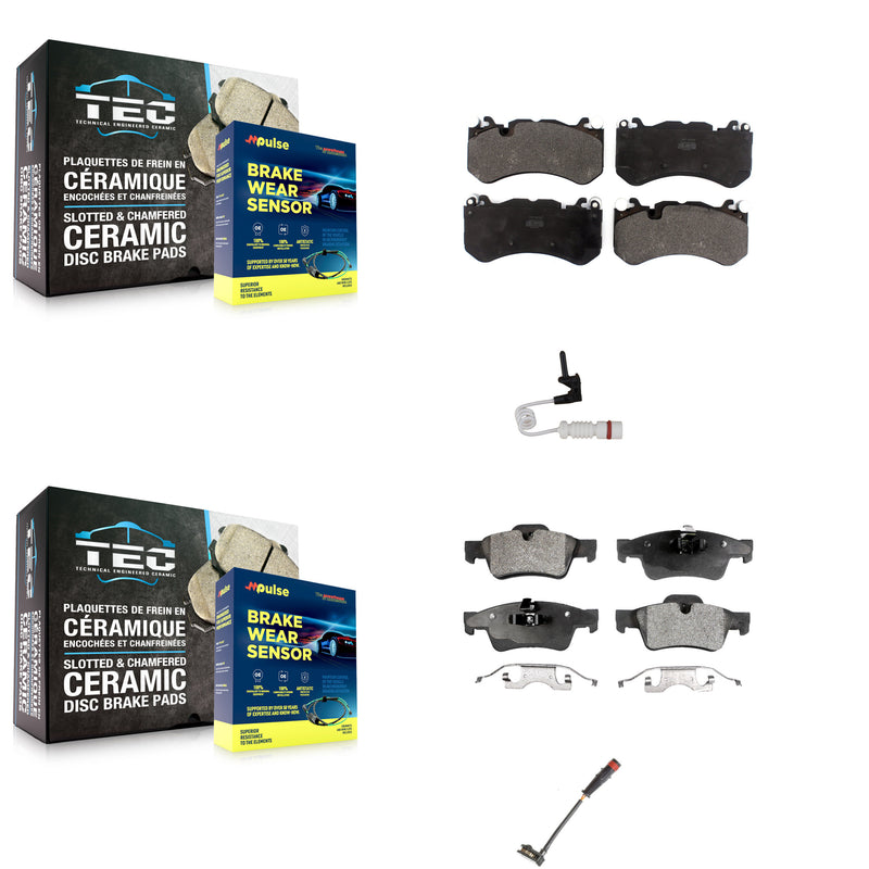 Positive Plus KPW-100208 Disc Brake Pad for 2014 Mercedes-Benz G63 AMG - Front and Rear