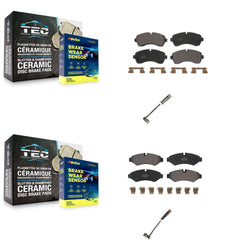 Positive Plus KPW-100209 Disc Brake Pad for 2019-2023 Mercedes-Benz Sprinter 1500, Mercedes-Benz Sprinter 2500 - Front and Rear
