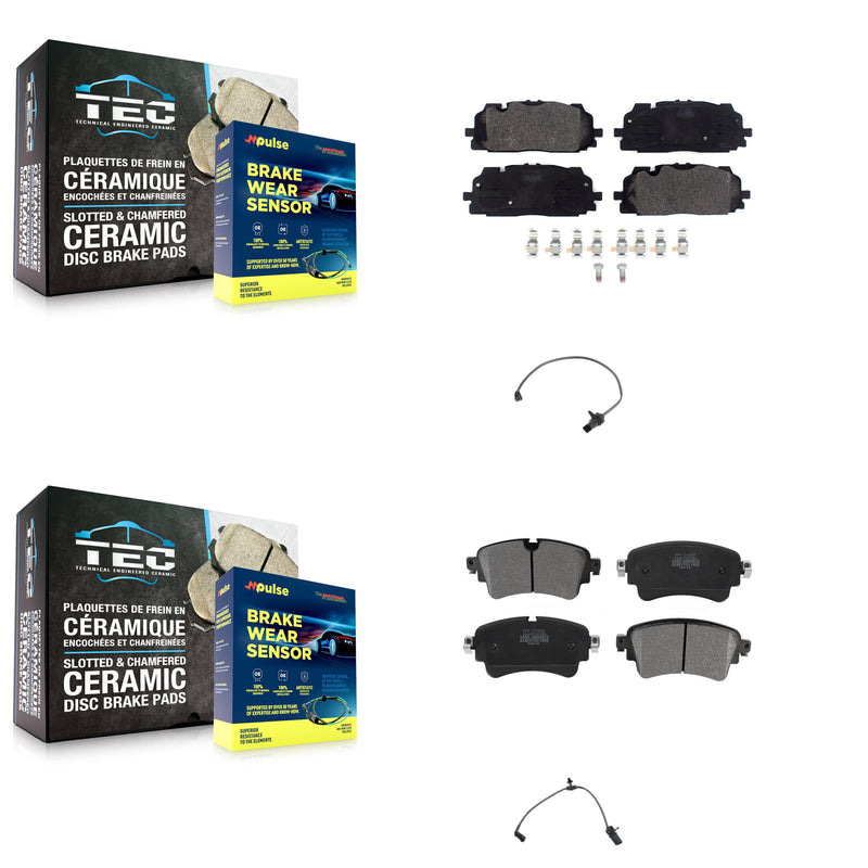 Positive Plus KPW-100214 Disc Brake Pad for 2018-2019 Audi S4, Audi S5, Audi S5 Sportback - Front and Rear