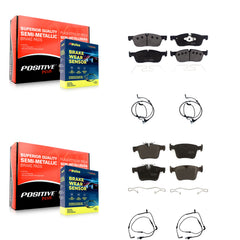 Positive Plus KPW-100221 Disc Brake Pad for 2016-2017 Land Rover Range Rover Evoque - Front and Rear