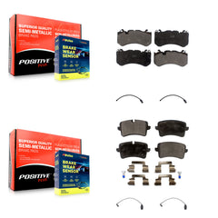 Positive Plus KPW-100236 Disc Brake Pad for 2014-2018 Audi RS7 - Front and Rear