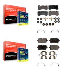 Positive Plus KPW-100238 Disc Brake Pad for 2013-2018 Audi S7, Audi S6 - Front and Rear