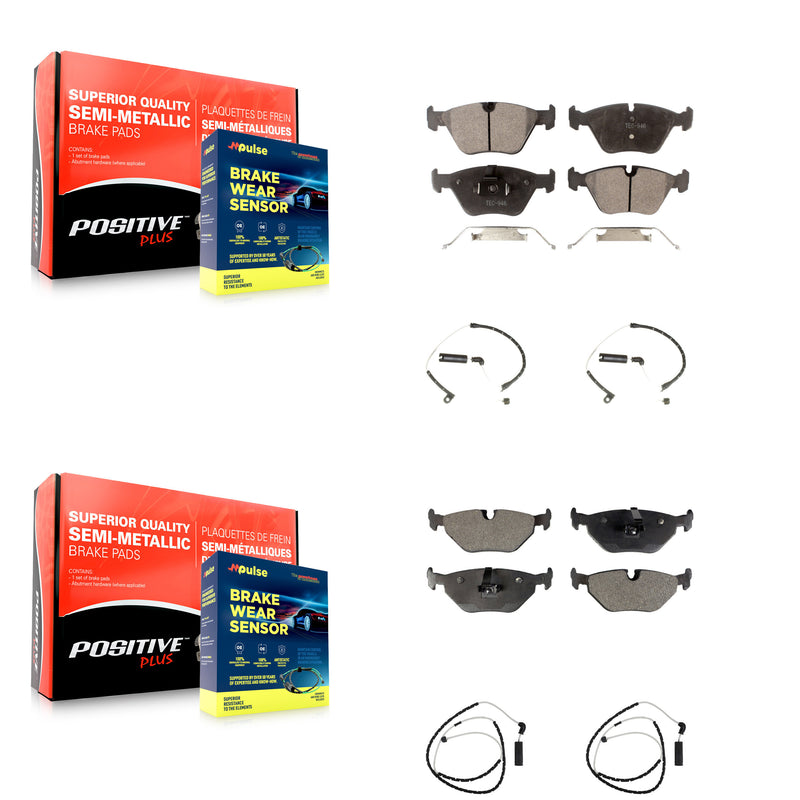 Positive Plus KPW-100242 Disc Brake Pad for 2006-2008 BMW Z4 - Front and Rear