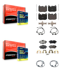 Positive Plus KPW-100246 Disc Brake Pad for 2015 Mini Cooper - Front and Rear