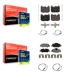 Positive Plus KPW-100248 Disc Brake Pad for 2015 Mini Cooper - Front and Rear