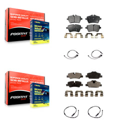 Positive Plus KPW-100249 Disc Brake Pad for 2015-2016 Mini Cooper - Front and Rear