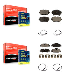 Positive Plus KPW-100251 Disc Brake Pad for 2015-2020 Mini Cooper - Front and Rear