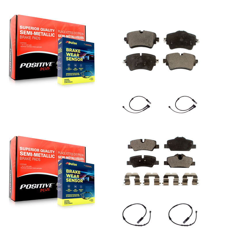 Positive Plus KPW-100251 Disc Brake Pad for 2015-2020 Mini Cooper - Front and Rear
