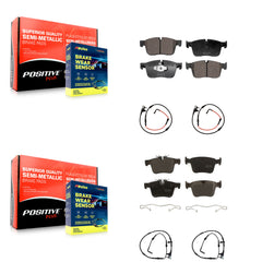 Positive Plus KPW-100257 Disc Brake Pad for 2018-2020 Jaguar XE - Front and Rear
