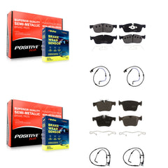 Positive Plus KPW-100258 Disc Brake Pad for 2017-2024 Jaguar XF, Jaguar XE - Front and Rear