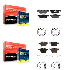 Positive Plus KPW-100259 Disc Brake Pad for 2018-2020 Jaguar XE - Front and Rear