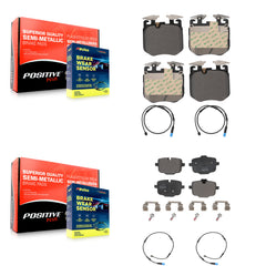 Positive Plus KPW-100261 Disc Brake Pad for 2019-2021 BMW X5, BMW X6, BMW X7 - Front and Rear