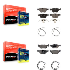 Positive Plus KPW-100271 Disc Brake Pad for 2006-2010 BMW 128i, BMW 328i and More - Front and Rear