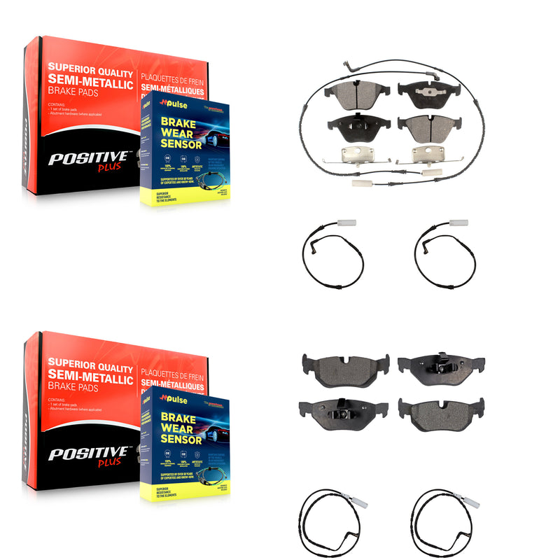 Positive Plus KPW-100274 Disc Brake Pad for 2007-2008 BMW 328i, BMW 323i - Front and Rear