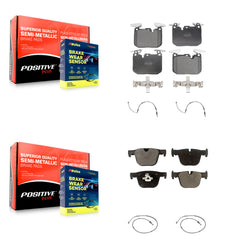 Positive Plus KPW-100288 Disc Brake Pad for 2012-2020 BMW 440i, BMW 340i GT xDrive and More - Front and Rear