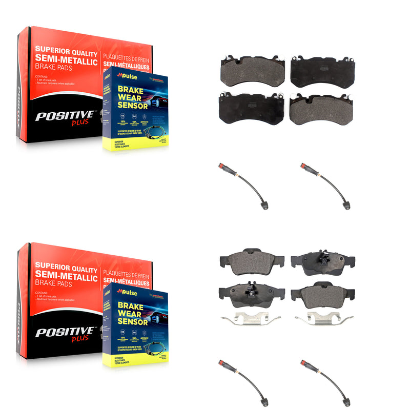 Positive Plus KPW-100306 Disc Brake Pad for 2007-2011 Mercedes-Benz SL63 AMG, Mercedes-Benz SL65 AMG - Front and Rear