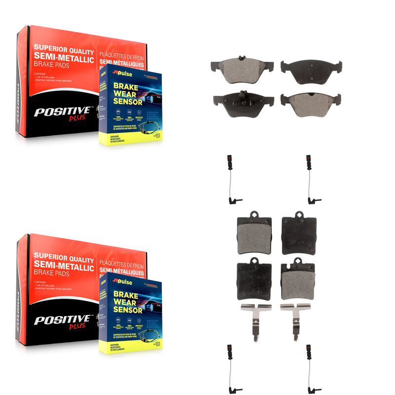 Positive Plus KPW-100307 Disc Brake Pad for 1996-2002 Mercedes-Benz E430, Mercedes-Benz CLK320, Mercedes-Benz E320 - Front and Rear