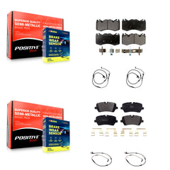 Positive Plus KPW-100312 Disc Brake Pad for 2013-2017 Land Rover Range Rover, Land Rover Range Rover Sport - Front and Rear