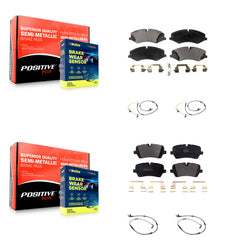 Positive Plus KPW-100314 Disc Brake Pad for 2014-2017 Land Rover Discovery, Land Rover Range Rover, Land Rover Range Rover Sport - Front and Rear